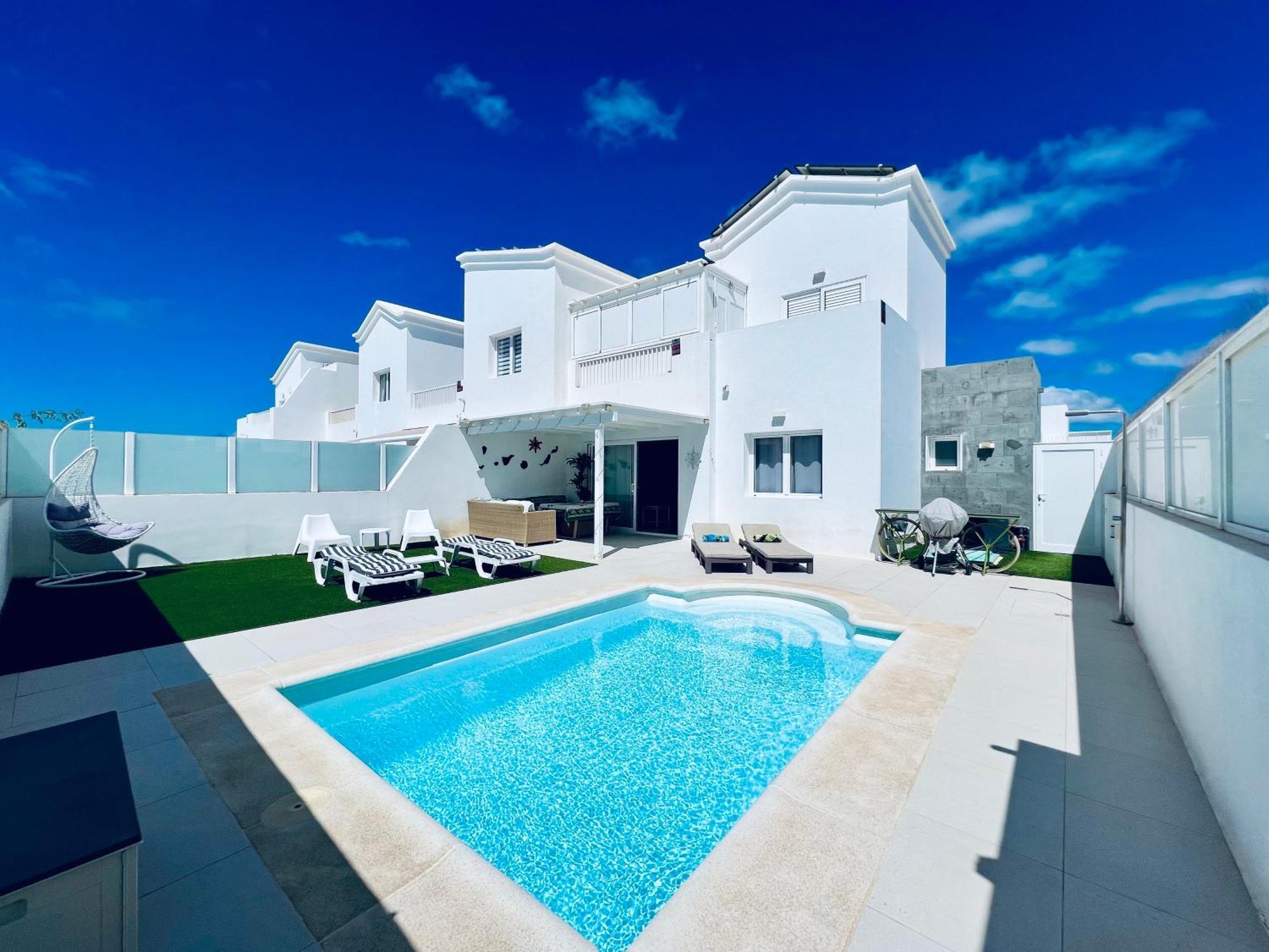 Lovely Villa Sanmar, Heated Pool Playa Blanca Dış mekan fotoğraf